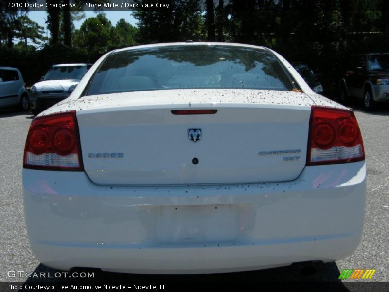 Stone White / Dark Slate Gray 2010 Dodge Charger SXT