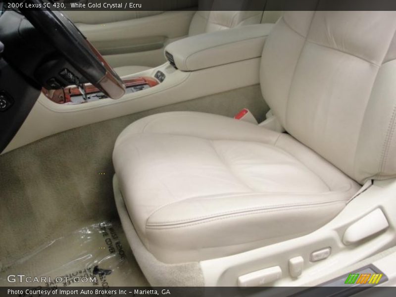 White Gold Crystal / Ecru 2006 Lexus SC 430