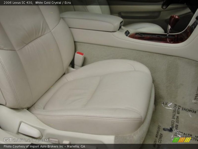 White Gold Crystal / Ecru 2006 Lexus SC 430