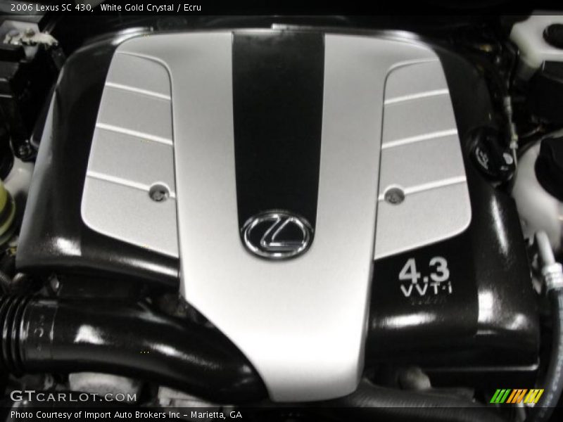 White Gold Crystal / Ecru 2006 Lexus SC 430