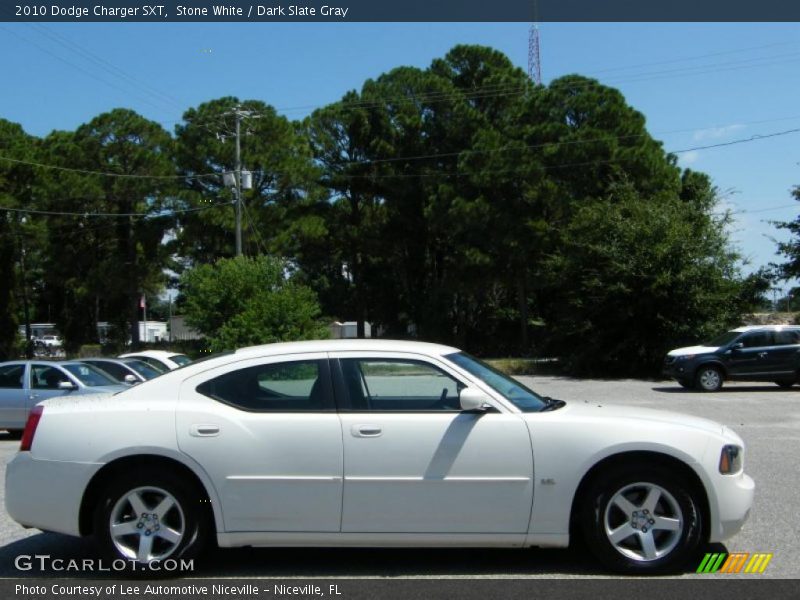 Stone White / Dark Slate Gray 2010 Dodge Charger SXT