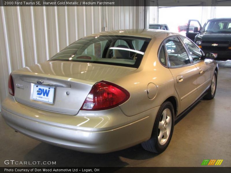 Harvest Gold Metallic / Medium Parchment 2000 Ford Taurus SE
