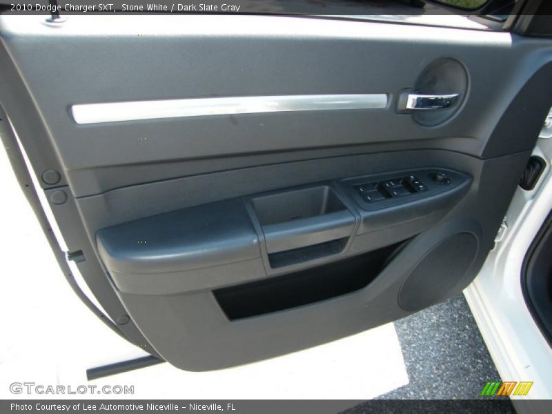 Stone White / Dark Slate Gray 2010 Dodge Charger SXT