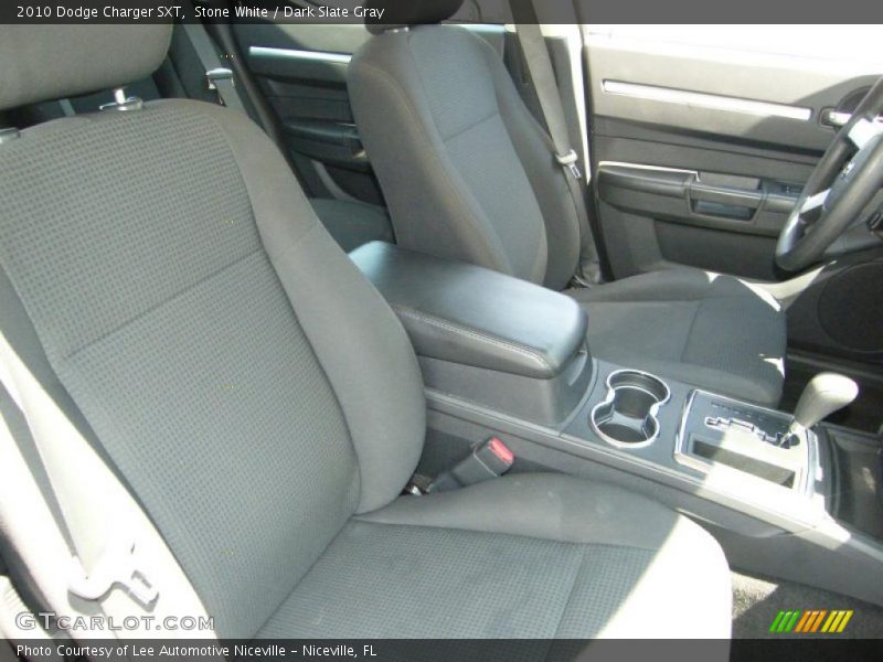Stone White / Dark Slate Gray 2010 Dodge Charger SXT