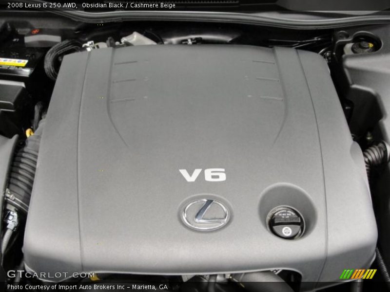 Obsidian Black / Cashmere Beige 2008 Lexus IS 250 AWD