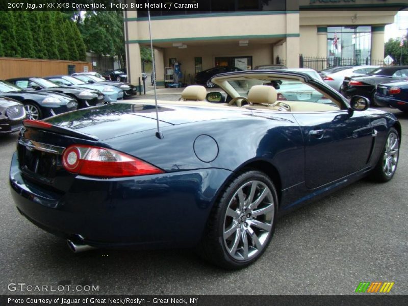Indigo Blue Metallic / Caramel 2007 Jaguar XK XK8 Convertible