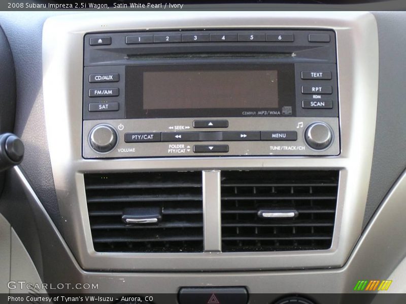 Satin White Pearl / Ivory 2008 Subaru Impreza 2.5i Wagon