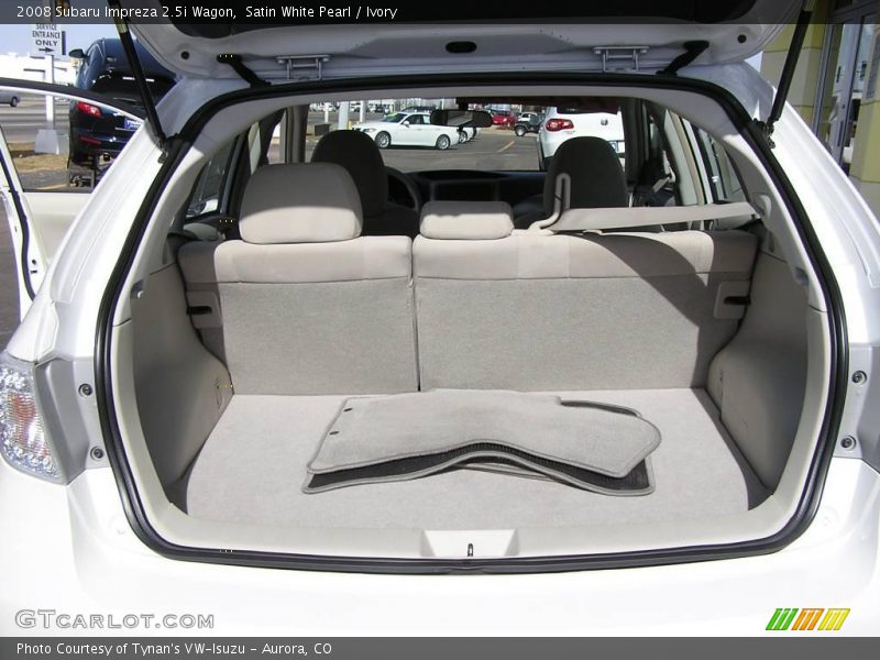 Satin White Pearl / Ivory 2008 Subaru Impreza 2.5i Wagon