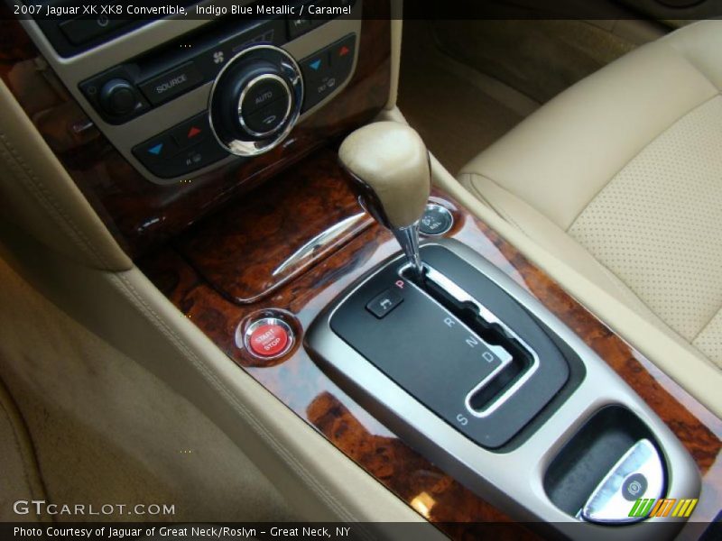 Indigo Blue Metallic / Caramel 2007 Jaguar XK XK8 Convertible