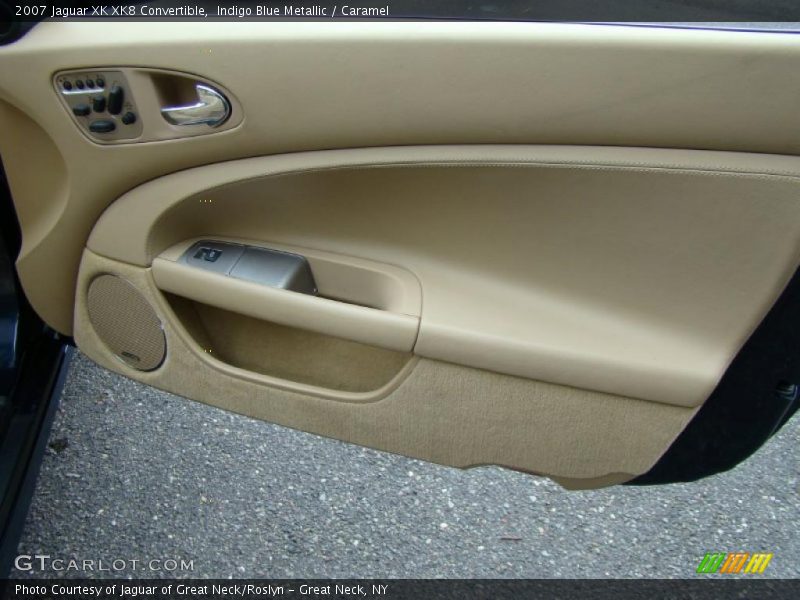 Indigo Blue Metallic / Caramel 2007 Jaguar XK XK8 Convertible