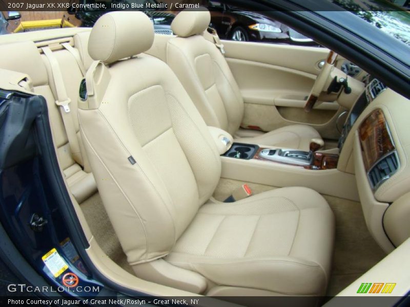 Indigo Blue Metallic / Caramel 2007 Jaguar XK XK8 Convertible