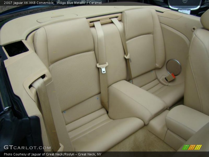 Indigo Blue Metallic / Caramel 2007 Jaguar XK XK8 Convertible