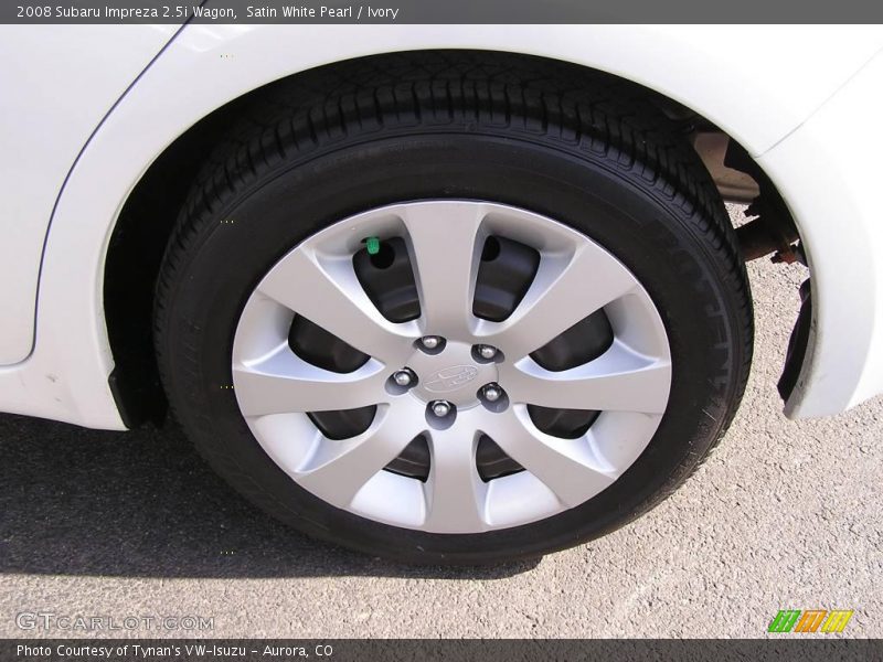 Satin White Pearl / Ivory 2008 Subaru Impreza 2.5i Wagon