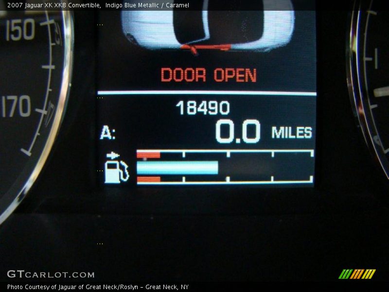 Indigo Blue Metallic / Caramel 2007 Jaguar XK XK8 Convertible