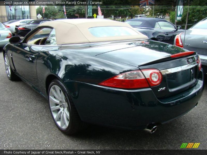 British Racing Green / Caramel 2007 Jaguar XK XK8 Convertible