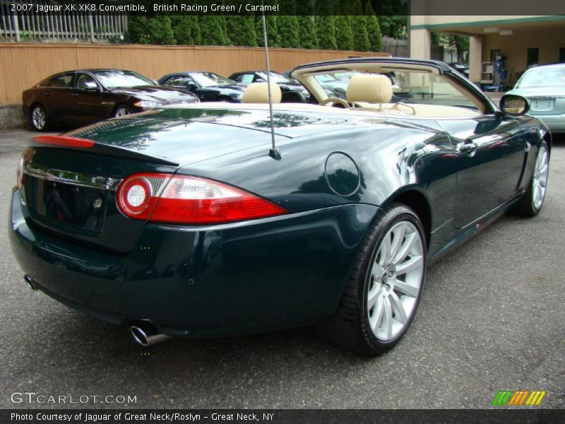 British Racing Green / Caramel 2007 Jaguar XK XK8 Convertible