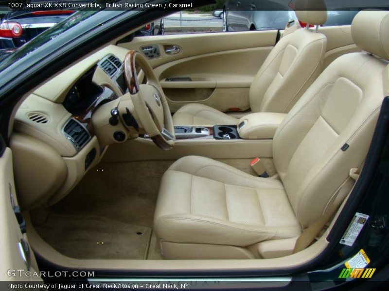British Racing Green / Caramel 2007 Jaguar XK XK8 Convertible