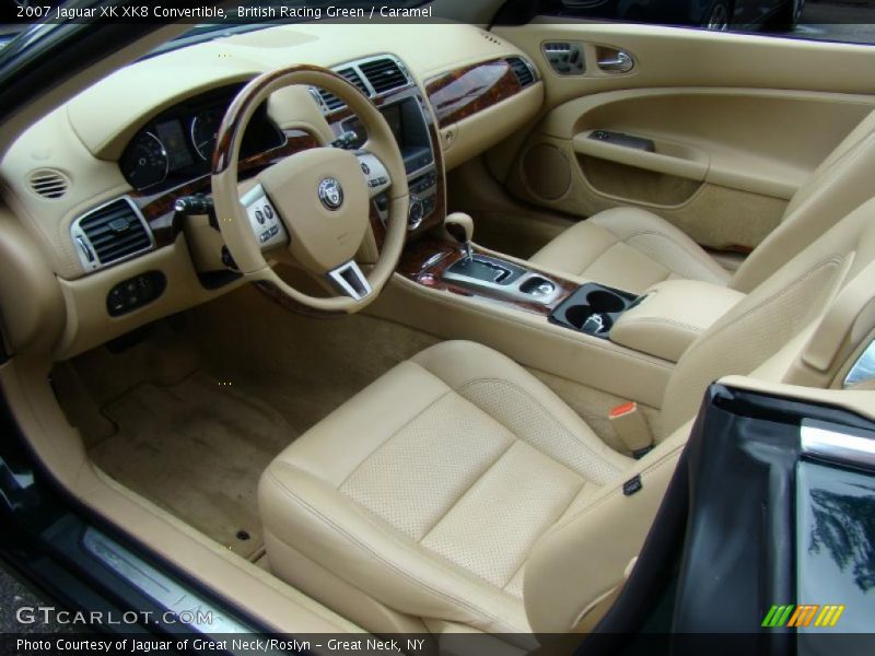 British Racing Green / Caramel 2007 Jaguar XK XK8 Convertible