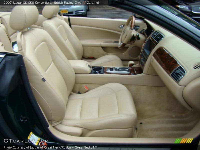 British Racing Green / Caramel 2007 Jaguar XK XK8 Convertible