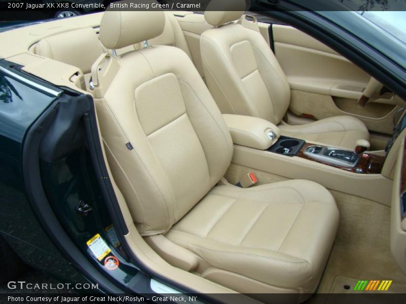 British Racing Green / Caramel 2007 Jaguar XK XK8 Convertible