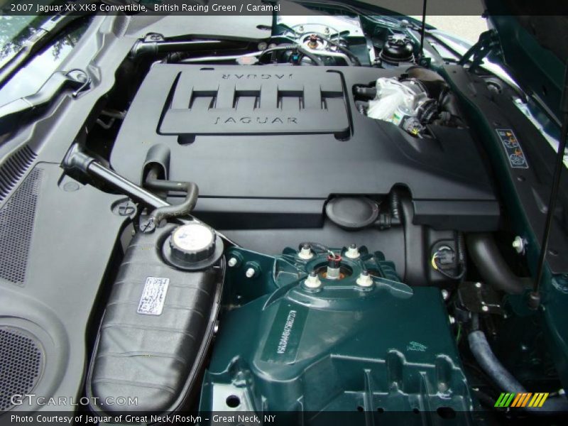 British Racing Green / Caramel 2007 Jaguar XK XK8 Convertible