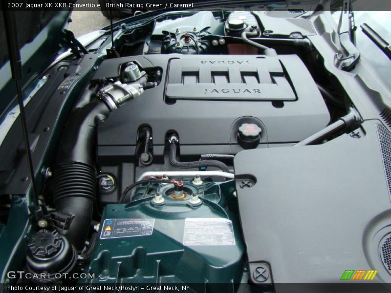 British Racing Green / Caramel 2007 Jaguar XK XK8 Convertible