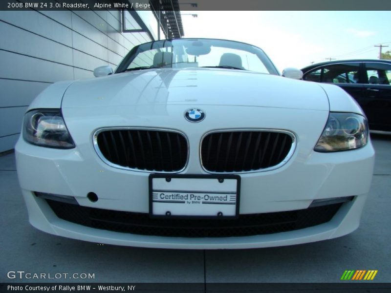 Alpine White / Beige 2008 BMW Z4 3.0i Roadster