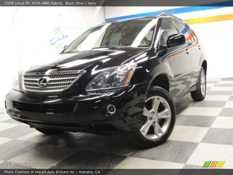 Black Onyx / Ivory 2008 Lexus RX 400h AWD Hybrid
