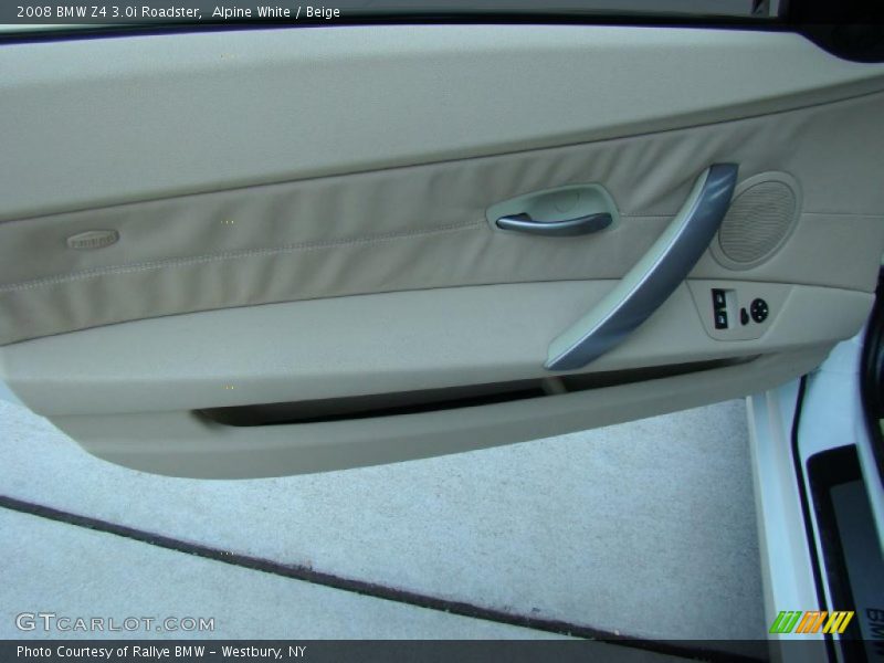 Alpine White / Beige 2008 BMW Z4 3.0i Roadster