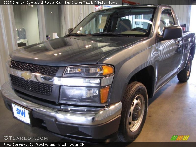 Blue Granite Metallic / Medium Pewter 2007 Chevrolet Colorado LS Regular Cab