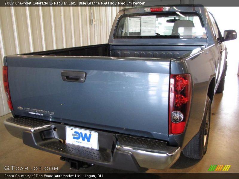 Blue Granite Metallic / Medium Pewter 2007 Chevrolet Colorado LS Regular Cab