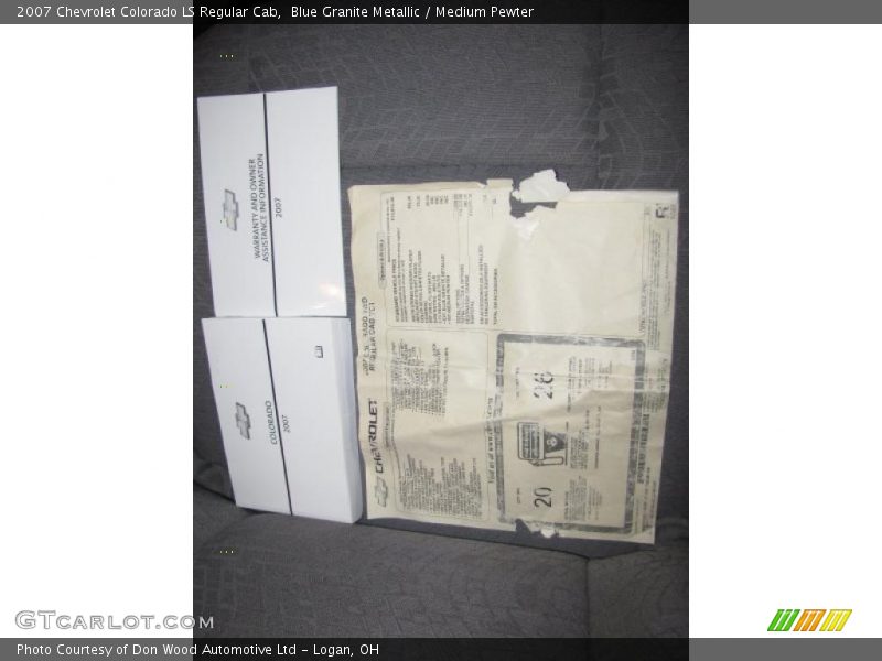 Blue Granite Metallic / Medium Pewter 2007 Chevrolet Colorado LS Regular Cab
