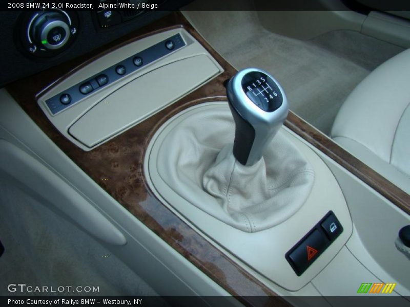 Alpine White / Beige 2008 BMW Z4 3.0i Roadster
