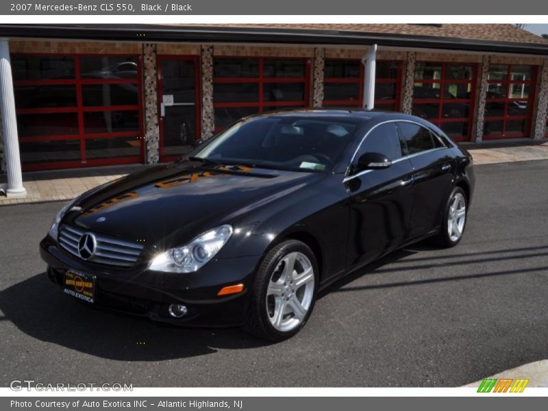 Black / Black 2007 Mercedes-Benz CLS 550