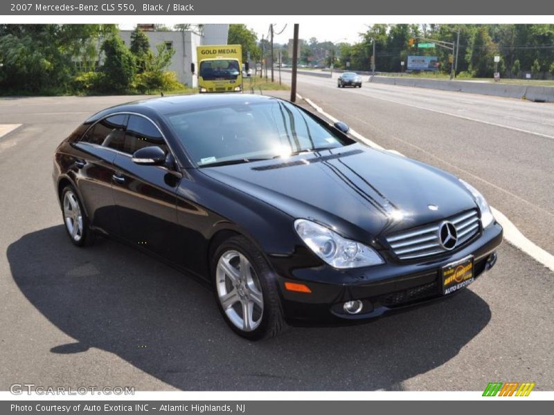 Black / Black 2007 Mercedes-Benz CLS 550