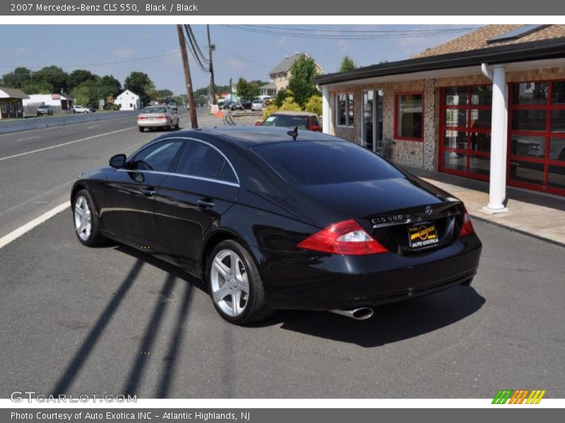 Black / Black 2007 Mercedes-Benz CLS 550