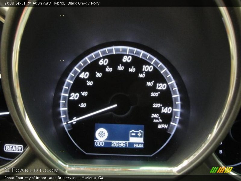 Black Onyx / Ivory 2008 Lexus RX 400h AWD Hybrid