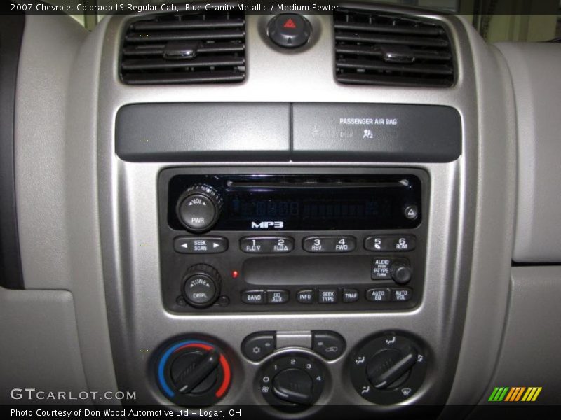 Blue Granite Metallic / Medium Pewter 2007 Chevrolet Colorado LS Regular Cab