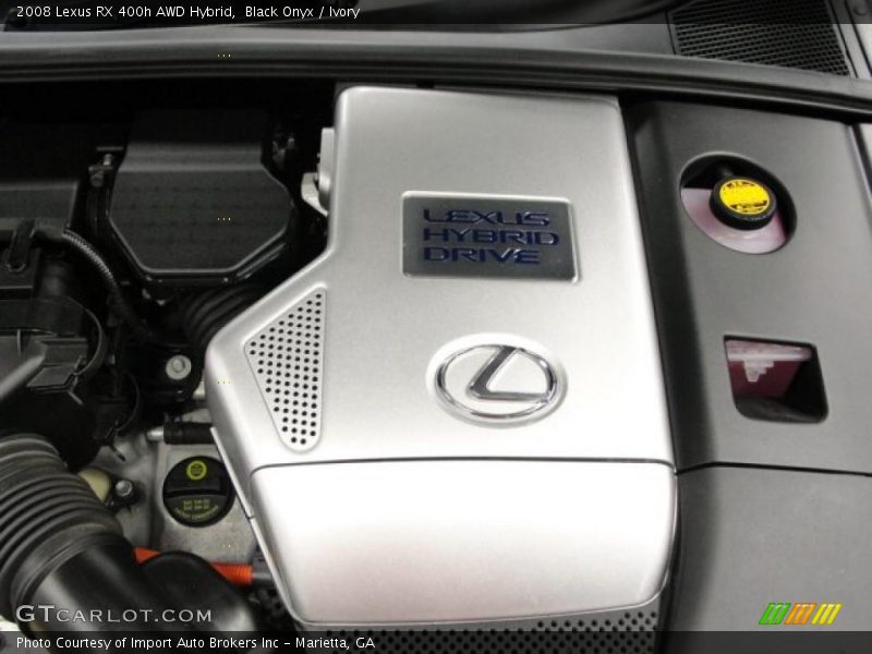 Black Onyx / Ivory 2008 Lexus RX 400h AWD Hybrid