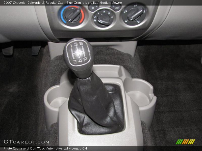 Blue Granite Metallic / Medium Pewter 2007 Chevrolet Colorado LS Regular Cab