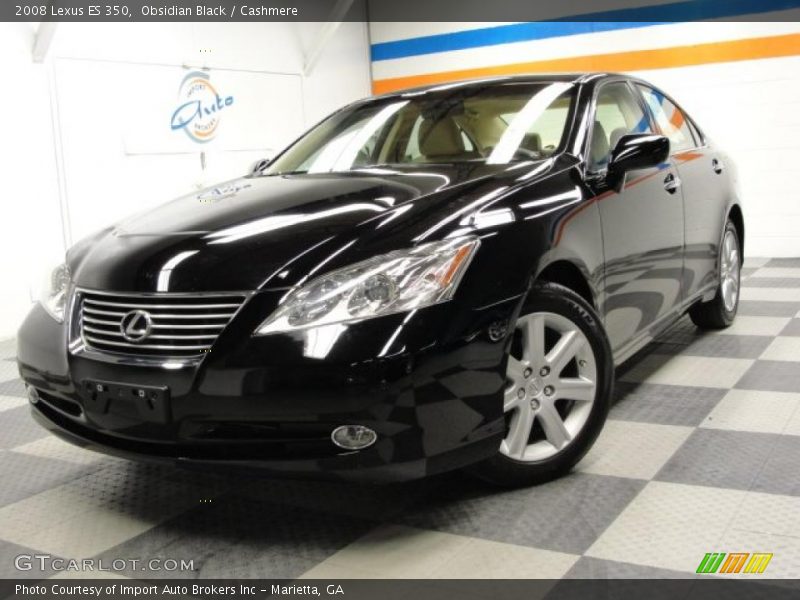 Obsidian Black / Cashmere 2008 Lexus ES 350