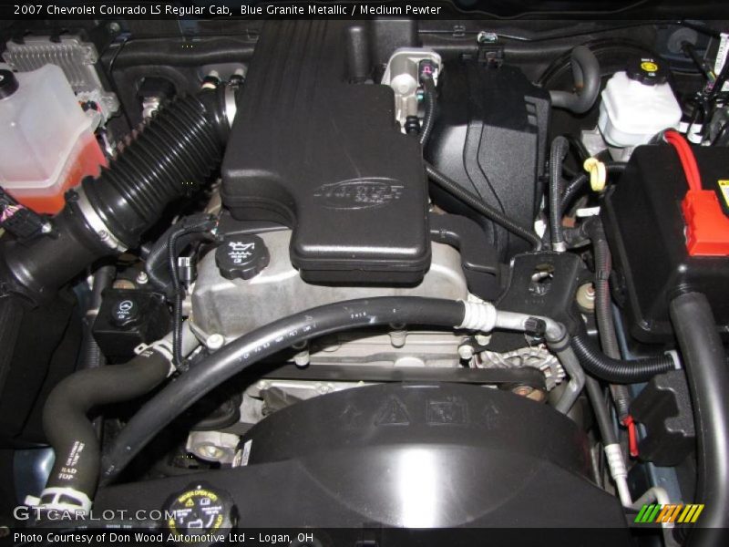 Blue Granite Metallic / Medium Pewter 2007 Chevrolet Colorado LS Regular Cab