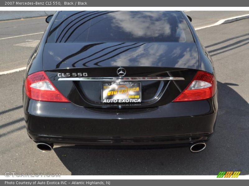 Black / Black 2007 Mercedes-Benz CLS 550