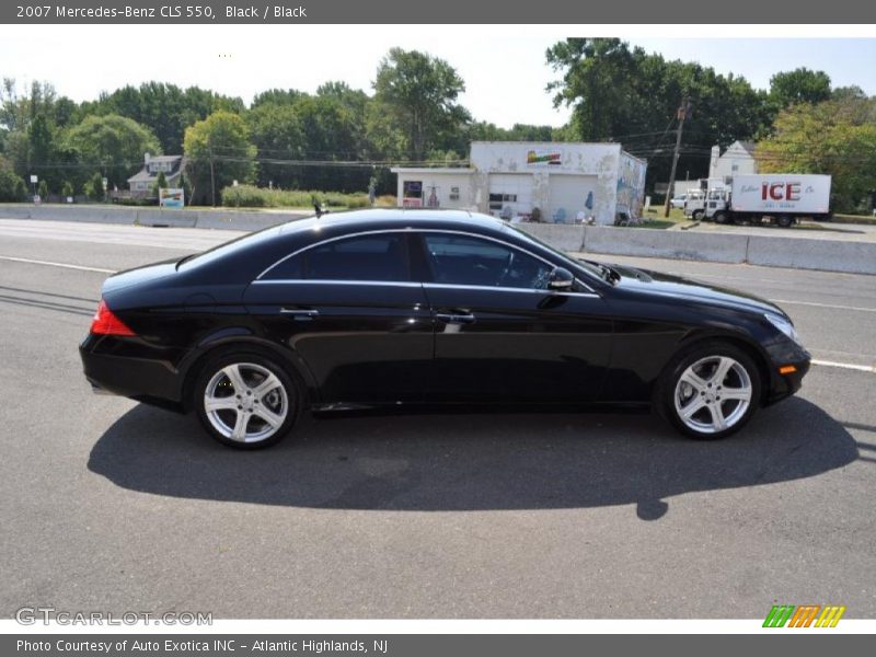 Black / Black 2007 Mercedes-Benz CLS 550