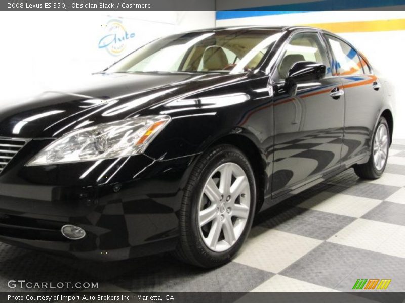 Obsidian Black / Cashmere 2008 Lexus ES 350