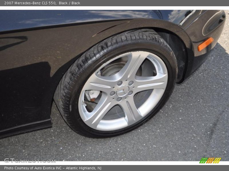 Black / Black 2007 Mercedes-Benz CLS 550