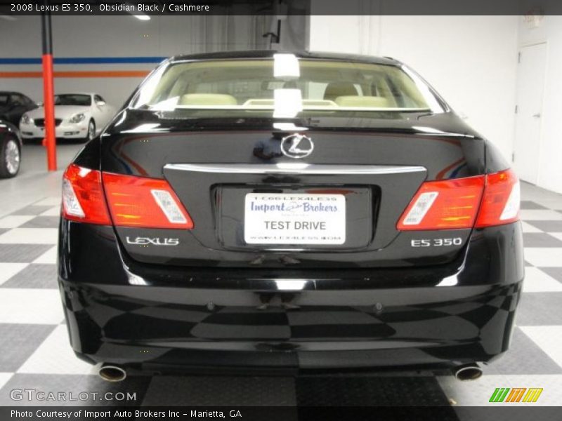 Obsidian Black / Cashmere 2008 Lexus ES 350