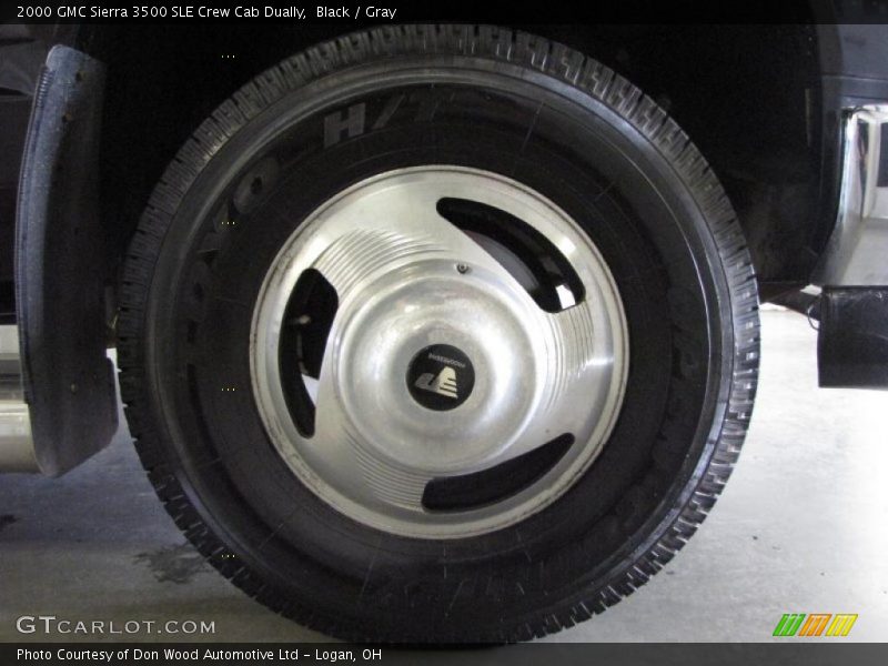 Black / Gray 2000 GMC Sierra 3500 SLE Crew Cab Dually