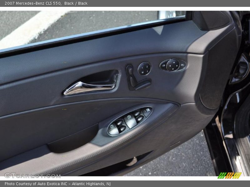 Black / Black 2007 Mercedes-Benz CLS 550