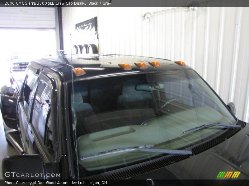 Black / Gray 2000 GMC Sierra 3500 SLE Crew Cab Dually